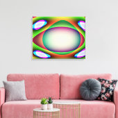 Alien Spaceship Canvas Print Leinwanddruck (Insitu (Wohnzimmer))
