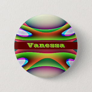 Alien Spaceship Individuelle Name Button