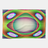 Alien Spaceship Küchentuch (Horizontal)