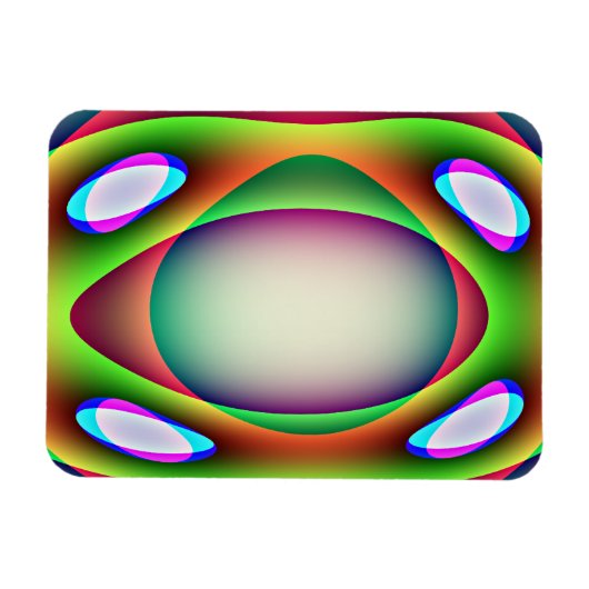 Alien Spaceship Magnet (Horizontal)