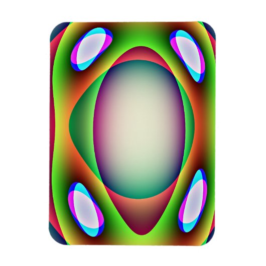 Alien Spaceship Magnet (Vertikal)