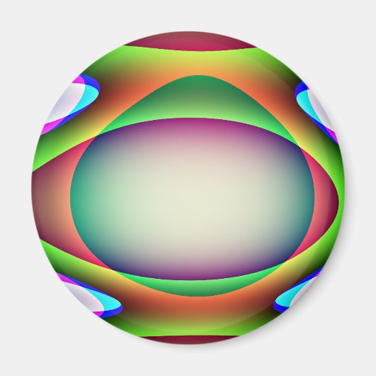 Alien Spaceship Magnet (Vorne)