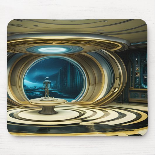 Alien Spaceship Mouse Pad Mousepad (Vorne)