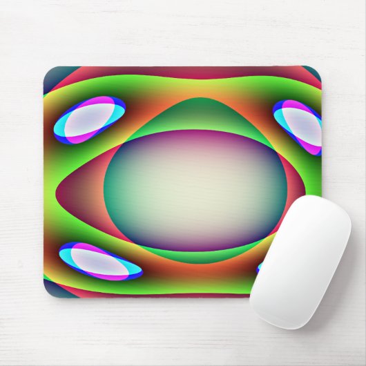 Alien Spaceship Mousepad (Mit Mouse)