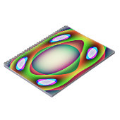 Alien Spaceship-Notebook Notizblock (Linke Seite)