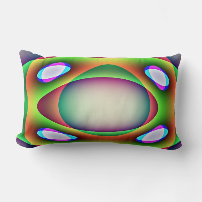 Alien Spaceship Pillow Lendenkissen (Vorderseite)