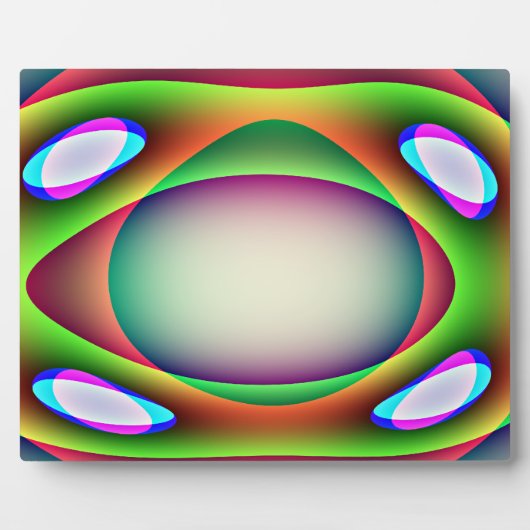 Alien Spaceship Plaque Fotoplatte (Vorderseite)
