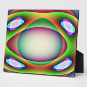 Alien Spaceship Plaque Fotoplatte (Seite)