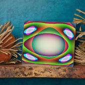 Alien Spaceship Plaque Fotoplatte (Seite)