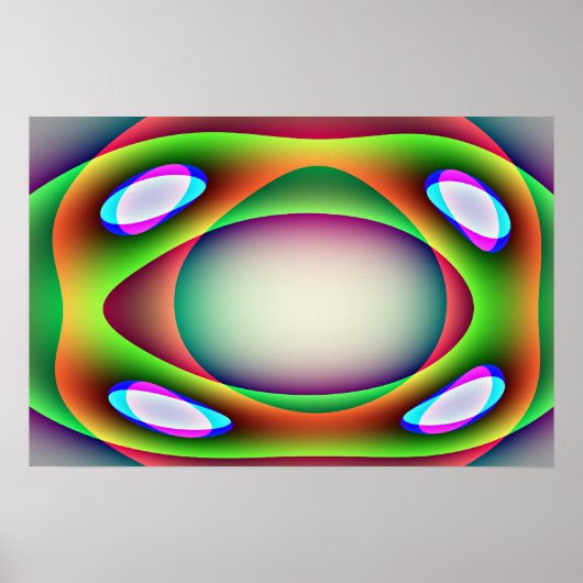 Alien Spaceship Poster (Vorne)