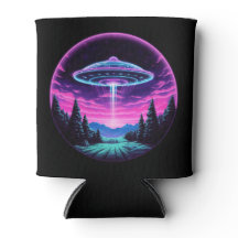 Alien Spaceship Retro Futuristic