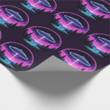 Alien Spaceship Retro Futuristic