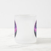 Alien Spaceship Retro Futuristic Mattglastasse (Mittel)