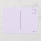 Alien Spaceship Retro Futuristic Postkarte (Rückseite)