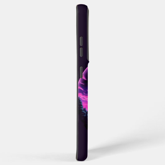 Alien Spaceship Retro Futuristic Samsung Galaxy Hülle (Rechte Seite)