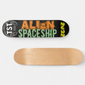 ALIEN SPACESHIP-Skateboard Skateboard (Horizontal)