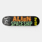 ALIEN SPACESHIP-Skateboard Skateboard (Horizontal)