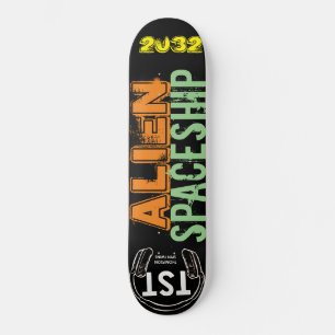 ALIEN SPACESHIP-Skateboard Skateboard