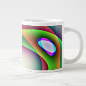 Alien Spaceship-Tasse Jumbo-Tasse (Rechts)