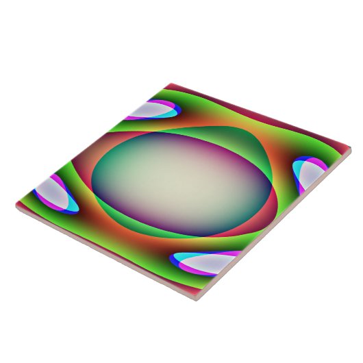 Alien Spaceship Tile Fliese (Seite)
