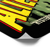 Alien Spawn B-Movie Customizable Poster (Ecke)