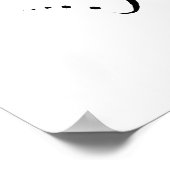 Alien Species Tribal Tattoo Design - schwarz Poster (Ecke)