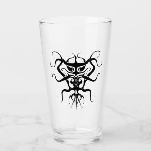Alien-Spezies Stammes-Tattoo-Design - schwarz Glas