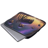 Alien Spiders Landschaft auf einer trostlosen Land Laptopschutzhülle (Vorne Knopf)