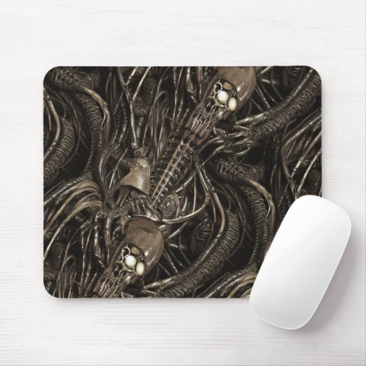 Alien Spine Serpents Mousepad (Mit Mouse)
