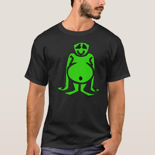 Alien-Spinnen-Affe-Gott T-Shirt (Vorderseite)