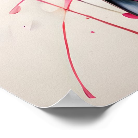 Alien Splash Paint Poster (Ecke)