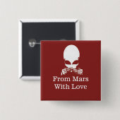 Alien, sprich kein Übel, editiere Text Button (Vorne & Hinten)