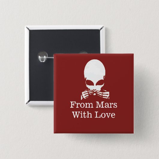 Alien, sprich kein Übel, editiere Text Button (Vorne & Hinten)