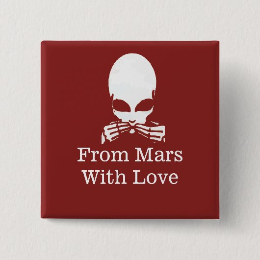 Alien, sprich kein Übel, editiere Text Button (Vorderseite)