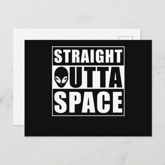 Alien Sprichwort Funny Postkarte (Vorne/Hinten)