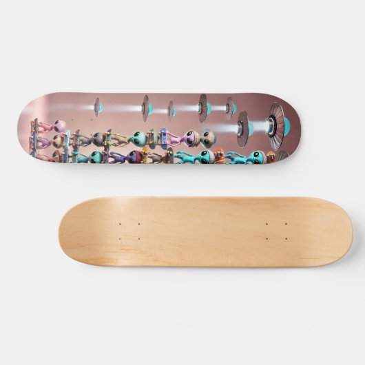 Alien Stack Skateboard (Horizontal)