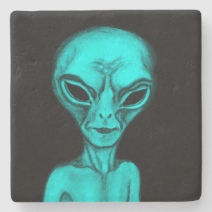 Alien Steinuntersetzer