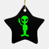 Alien Stern Ornament (Hinten)