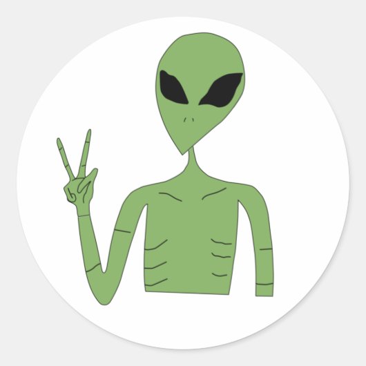 Alien Sticker (Vorderseite)