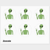 Alien Sticker (Blatt)