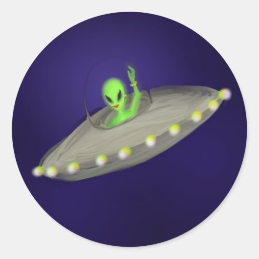 Alien Sticker (Vorderseite)