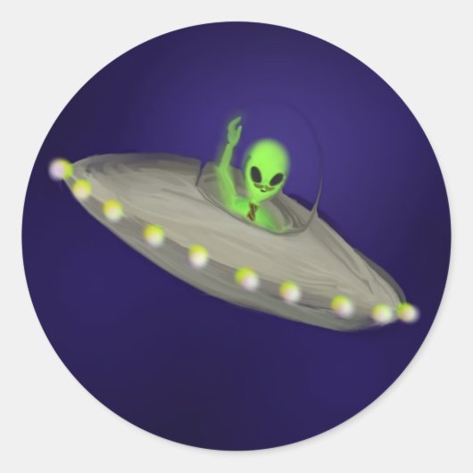 Alien Sticker (Vorderseite)