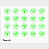 Alien Stickers (Blatt)