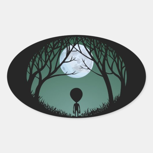 Alien Stickers Fun Halloween Alien Stickers (Vorderseite)