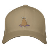 Alien StickHat Bestickte Baseballkappe (Vorderseite)
