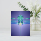 Alien Stingray Postkarte (Stehend Vorderseite)