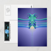 Alien Stingray Postkarte (Vorne/Hinten)