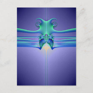 Alien Stingray Postkarte