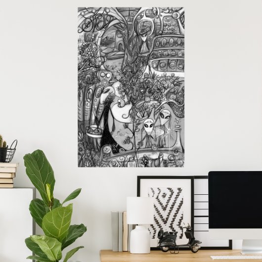 Alien Store Poster (Heimbüro)