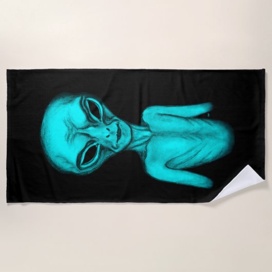 Alien Strandtuch (Vorderseite)